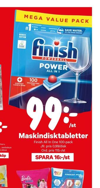 City Gross Maskindisktabletter erbjuda
