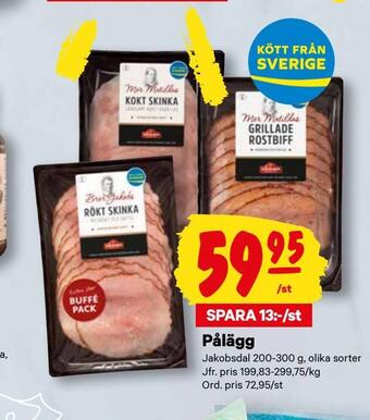 City Gross Pålägg erbjuda