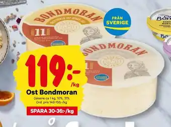 City Gross Ost bondmoran erbjuda