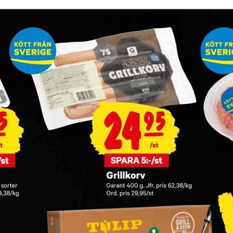 City Gross Grillkorv erbjuda