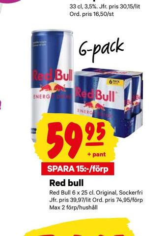 City Gross Red bull erbjuda