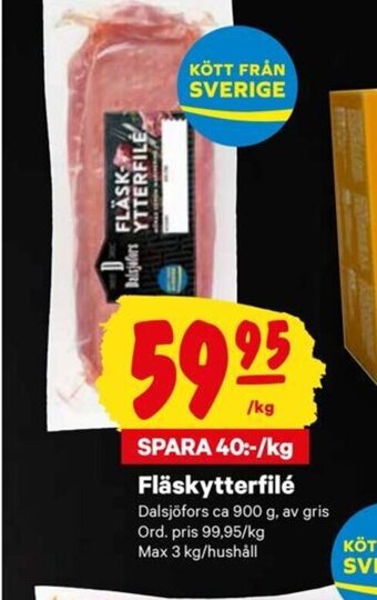 City Gross Fläskytterfilé erbjuda