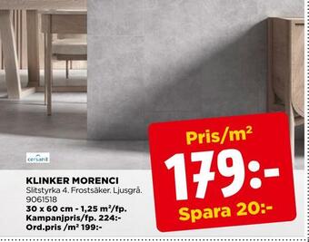 Jem&Fix Klinker morenci erbjuda
