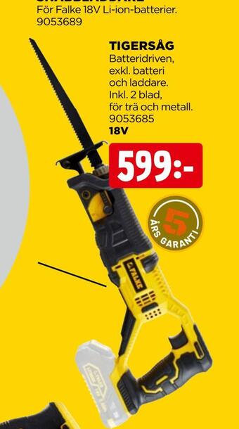 Jem&Fix Tigersåg erbjuda