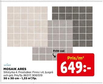 Jem&Fix Mosaik ares erbjuda