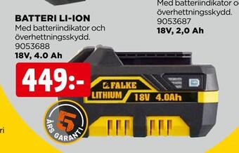 Jem&Fix Batteri li-ion erbjuda
