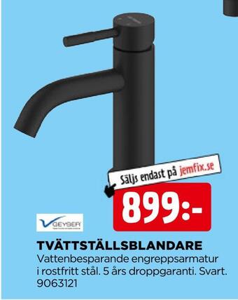 Jem&Fix Tvättställsblandare erbjuda