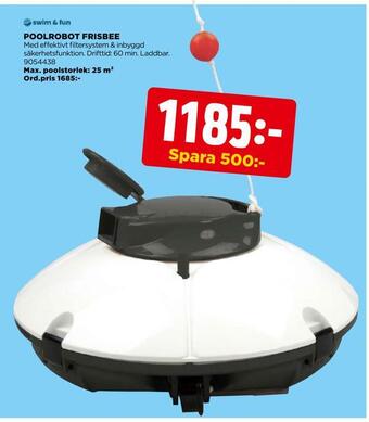 Jem&Fix Poolrobot frisbee erbjuda