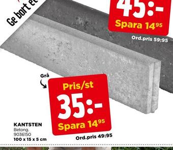 Jem&Fix Kantsten erbjuda