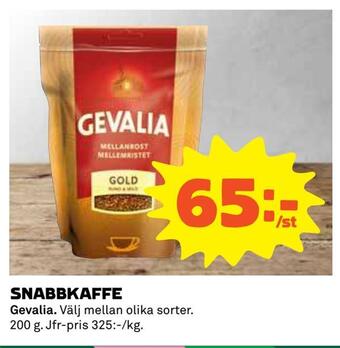Coop Daglivs Snabbkaffe erbjuda