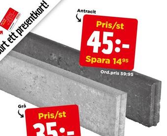 Jem&Fix Kantsten erbjuda