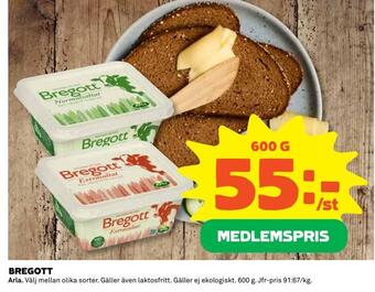Coop Daglivs Bregott erbjuda