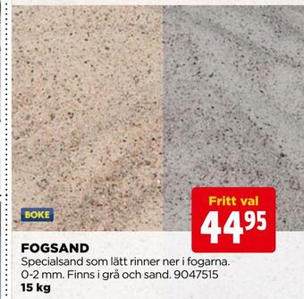 Jem&Fix Fogsand erbjuda