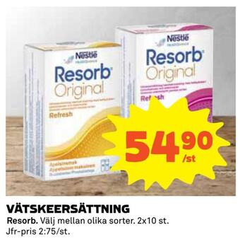 Vätskeersättning