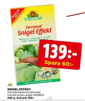 Jem&Fix Snigel effekt erbjuda