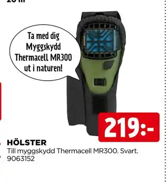 Jem&Fix Till myggskydd thermacell mr300. svart erbjuda