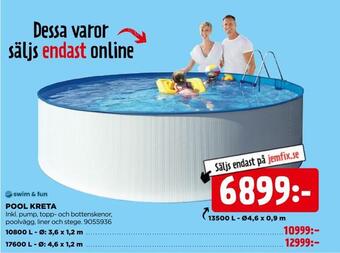Jem&Fix Pool kreta erbjuda