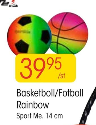 EKO Basketboll/fotboll rainbow erbjuda