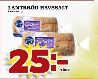 Matdax Lantbröd havssalt erbjuda