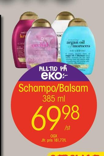EKO Schampo/balsam erbjuda