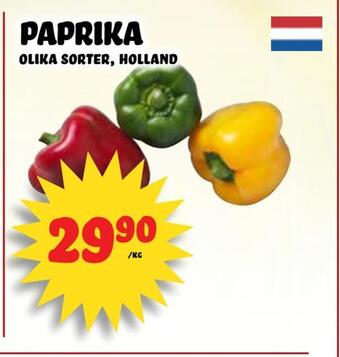 Nelins Paprika erbjuda