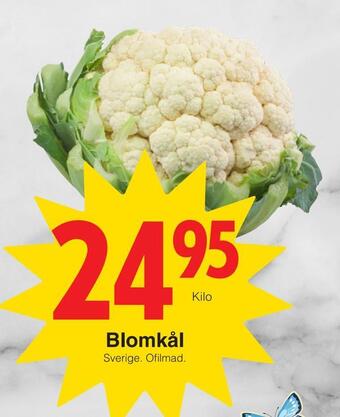 Matöppet Blomkål erbjuda