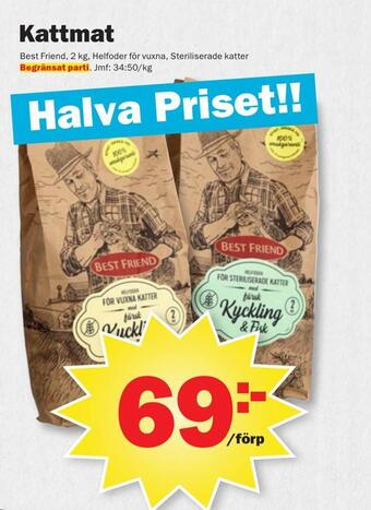 Pekås Kattmat erbjuda