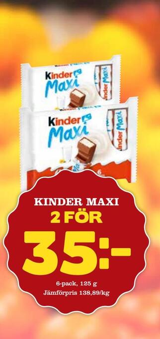 Prisma Mat Kinder maxi erbjuda