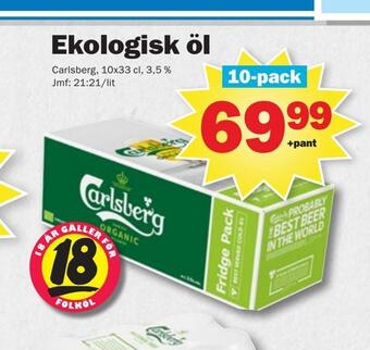Pekås Ekologisk öl erbjuda
