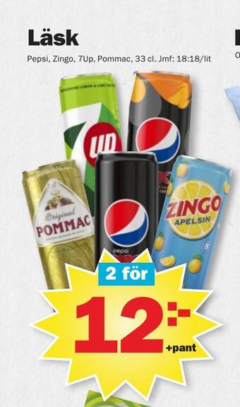 Pekås Läsk erbjuda