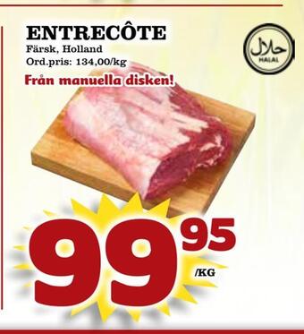 Supergrossen Entrecôte erbjuda