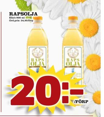 Supergrossen Rapsolja erbjuda