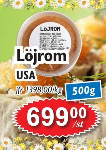T-jarlen Löjrom erbjuda
