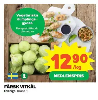 Färsk vitkål