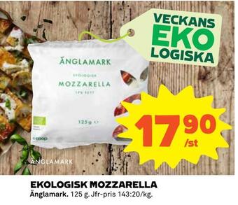 Coop Extra Ekologisk mozzarella erbjuda
