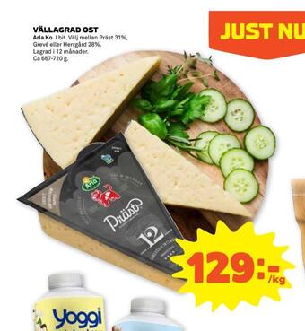 Coop Forum Vällagrad ost erbjuda
