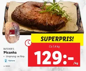Lidl BUTCHER'S Picanha erbjuda