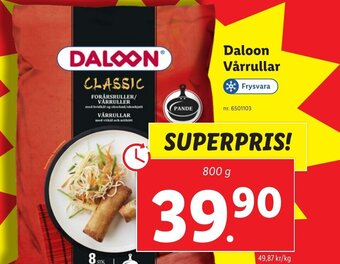 Lidl Daloon Vårrullar erbjuda