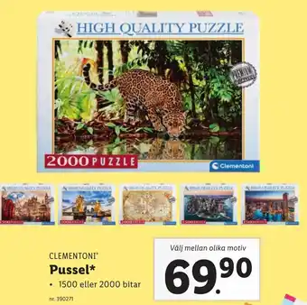 Lidl CLEMENTONI Pussel erbjuda