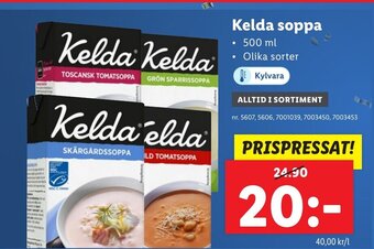 Lidl Kelda soppa erbjuda