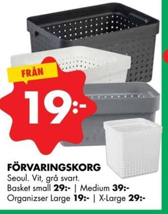 ÖoB FÖRVARINGSKORG erbjuda