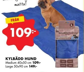 ÖoB KYLBÄDD HUND erbjuda