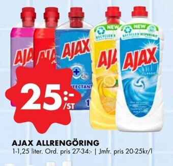 ÖoB AJAX ALLRENGÖRING erbjuda