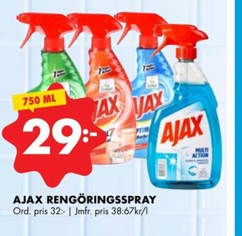 ÖoB AJAX RENGÖRINGSSPRAY erbjuda