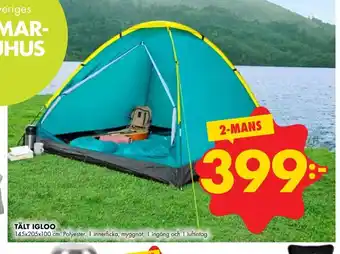 ÖoB TÄLT IGLOO erbjuda