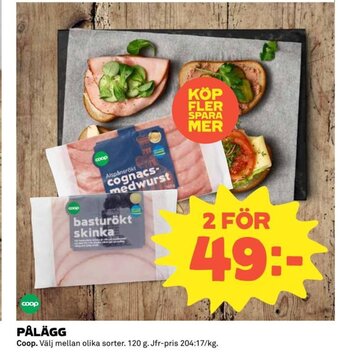 Coop PÅLÄGG Coop erbjuda