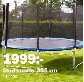 Biltema Studsmatta 305 cm erbjuda