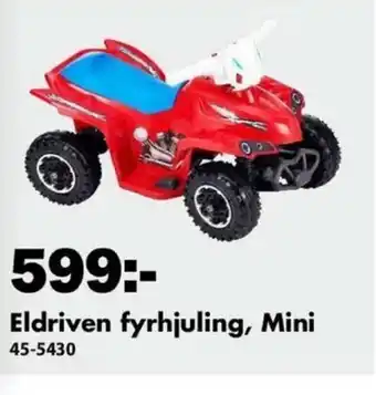 Eldriven fyrhjuling, Mini
