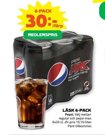 Stora Coop Läsk 6-pack erbjuda