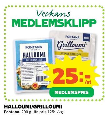 Coop Halloumi/grilloumi erbjuda